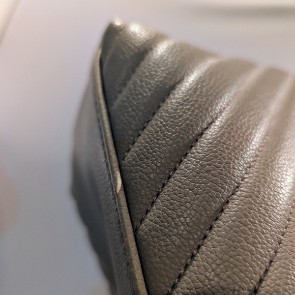 Victoria's Secret Taupe Chevron Shoulder Bag - Picture 13 of 13